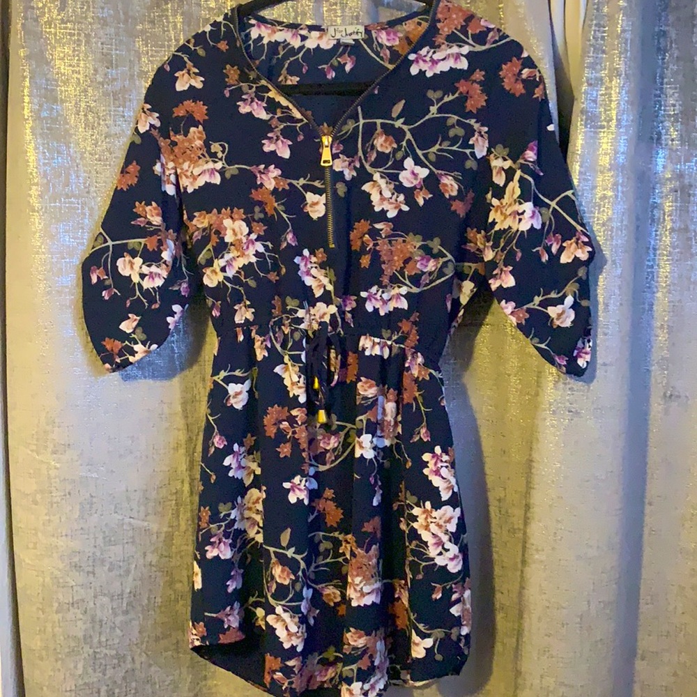 Floral long sleeve dress